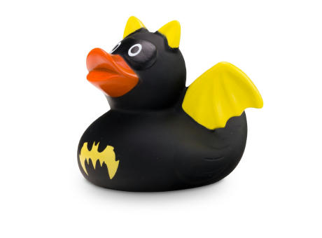 Werbeente Batduck Superheld schwarz-gelb Werbeartikel
