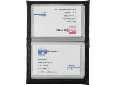 Kreditkartenmappe aus Kunstleder Bethany Werbeartikel