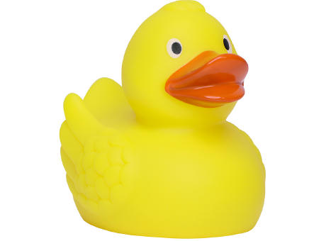 Renn-Ente, mit Metallplatte Werbeartikel