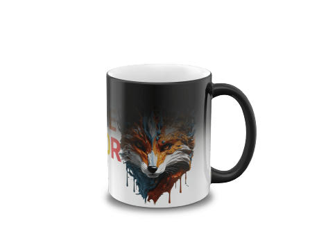 Product image Mahlwerck Form 797 Keramiktasse Sublimation Magic-Farbe schwarz Werbeartikel
