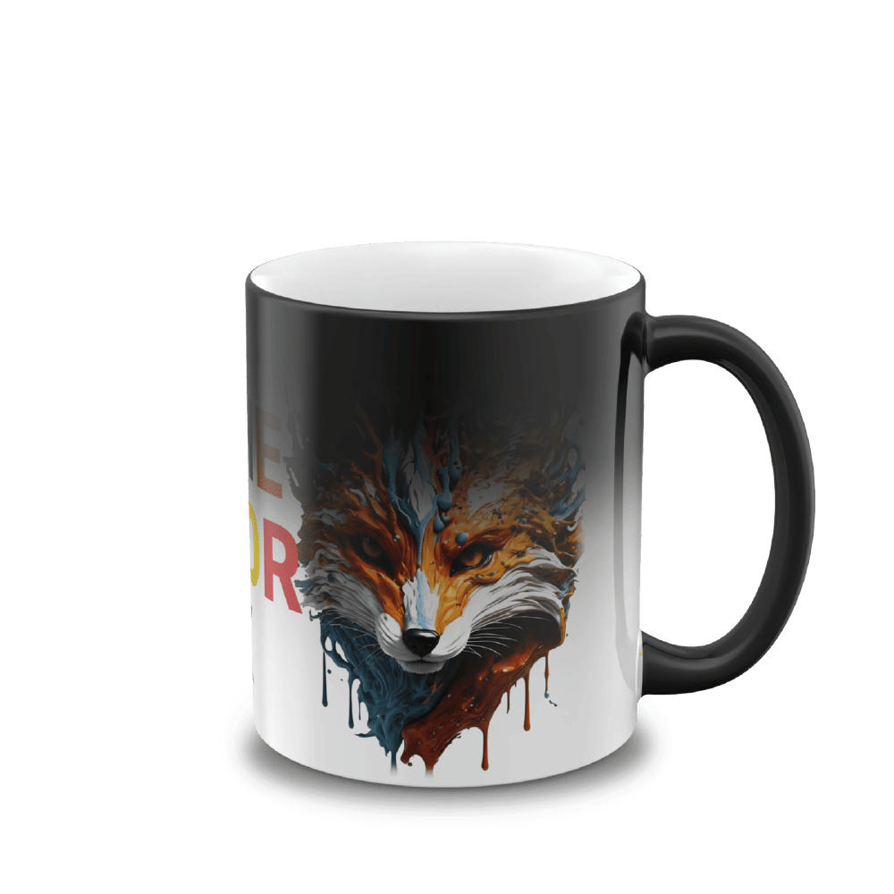 Product image Mahlwerck Form 797 Keramiktasse Sublimation Magic-Farbe schwarz Werbeartikel