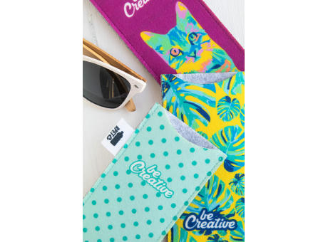 Individuelles RPET Sonnenbrillenetui CreaFelt Sun bedrucken