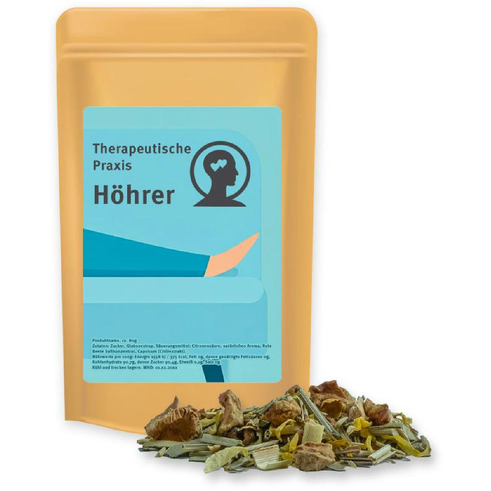 Product image Kräutertee Seelenwohl, ca. 12g, Standbeutel Mini Werbeartikel
