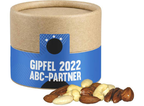 Product image NusskernMix, ca. 40g, Kraftpapierdose Mini Werbeartikel