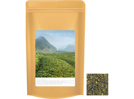 Product image Grüner Tee mit Minze, ca. 30g, Standbeutel Midi Werbeartikel