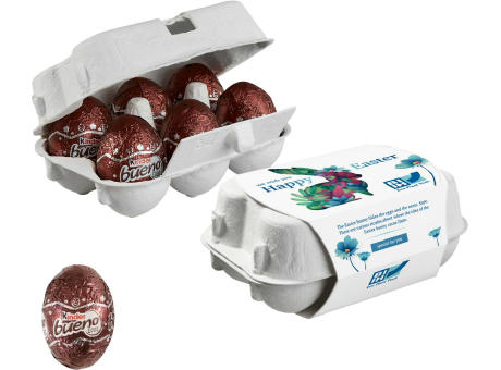 Product image 6er Ostereier-Karton mit Kinder Bueno Eiern Werbeartikel