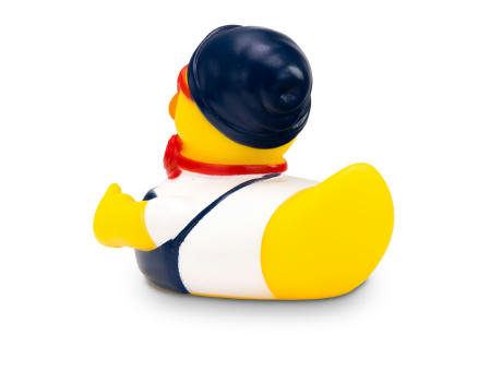 Werbeente Hannes Hipster weißes Shirt Werbeartikel