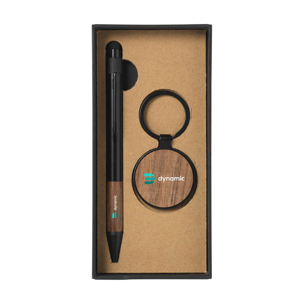 Signature Walnut Duo Set Werbeartikel