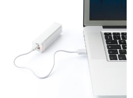 Powerbank aus ABS-Kunststoff Nia bedrucken