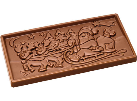 Schokolade 100 g Tafel im Flowpack,   1 Stück, Inhalt: Callebaut Vollmilch Werbeartikel