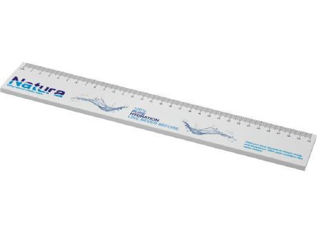 Sticky-Mate® Haftnotizen mit gedrucktem 30 cm Lineal aus recyceltem Material bedrucken