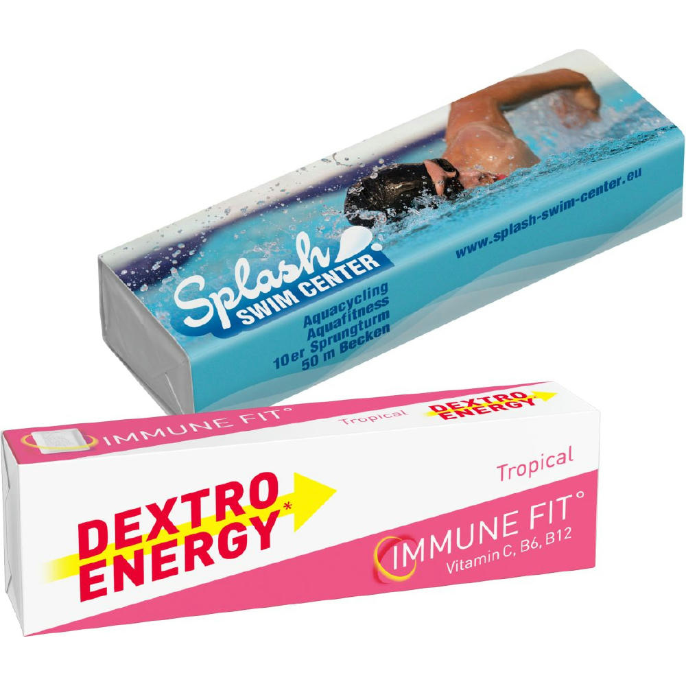 Product image DEXTRO ENERGY* Stange - Tropical IMMUNE FIT + 10 Vitamine Werbeartikel