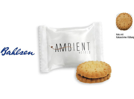 Product image Bahlsen Hit Doppelkeks Werbetüte, 1 Stück, Inhalt: Bahlsen "Hit" Doppelkeks Werbeartikel