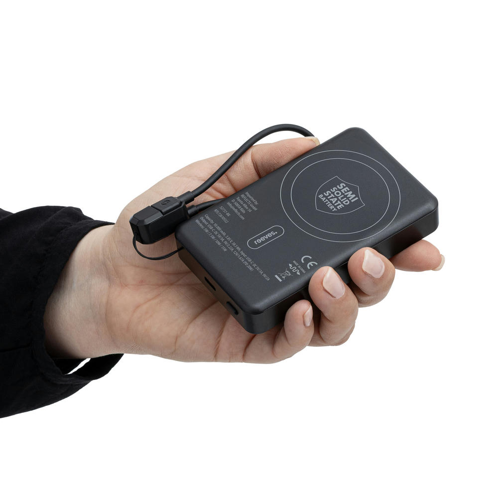 Magnetische 15W Wireless Powerbank REEVES-WATTRON PRO X ALU Werbeartikel