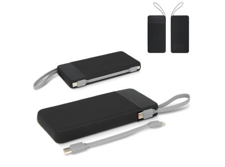 Ziara Powerbank with USB-C &amp; Lightning Cable 10000mAh  bedrucken
