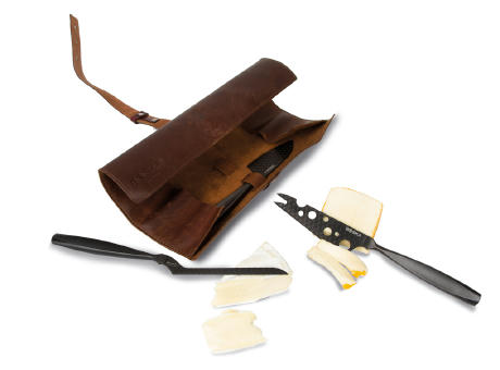 BOSKA Käsemesserset Monaco+ Black Werbeartikel