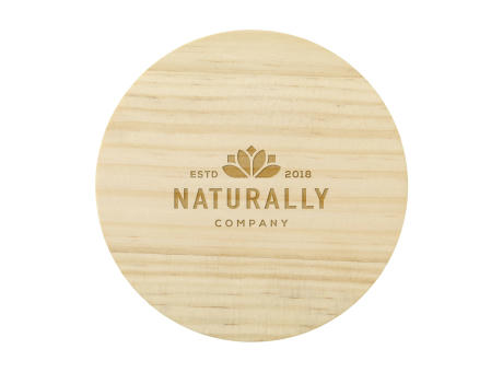 Wooosh Flame Scented Candle Dark Amber Werbeartikel