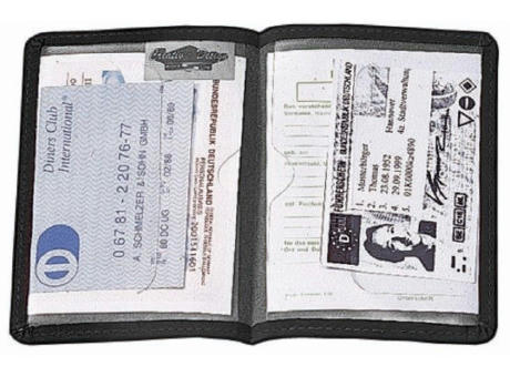 Product image CreativDesign® Ausweistasche "Paper Label 2G" schwarz bedrucken