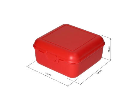 Vorratsdose "Cube" deluxe, mit Trennschale Werbeartikel