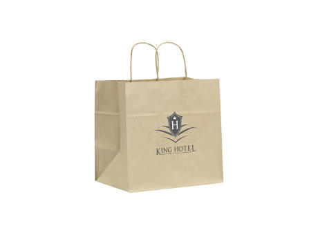 Leaf It Bag aus recyceltem Graspapier (90 g/m²) L bedrucken