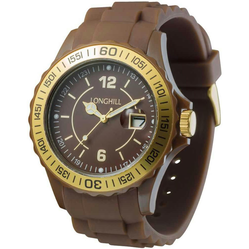 Product image Kunststoffuhr LOGI GOLD Werbeartikel