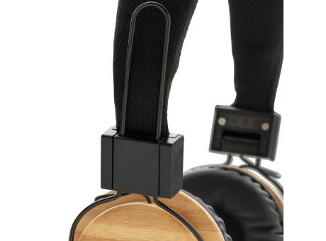 ECO Bambus kabelloser Kopfhörer Werbeartikel