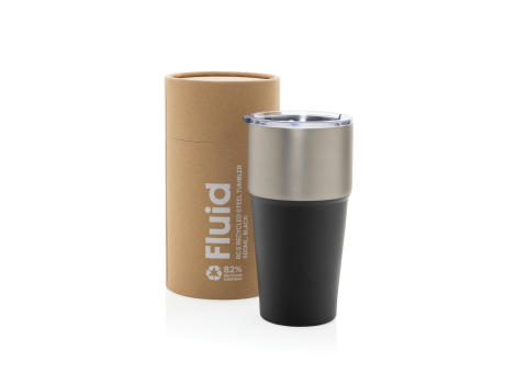 Product image Fluid Becher aus RCS-zertifiziert recyceltem Stahl, 500ml bedrucken