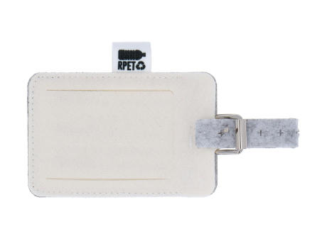 individueller RPET Kofferanhänger CreaFelt Tag Werbeartikel