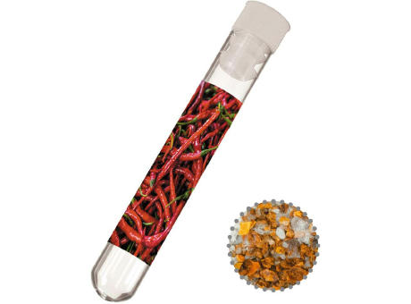 Product image Gewürzmischung Chili-Salz, ca. 8g, Reagenzglas Werbeartikel