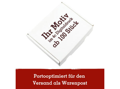 4 Weihnachts-Snacks im Geschenkkarton (versandfähig) bedrucken