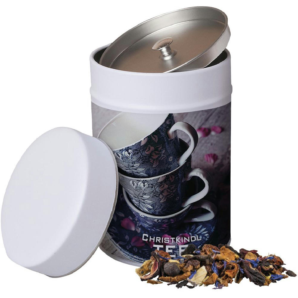 Product image Christkindl Tee, ca. 120g, Metalldose Maxi Werbeartikel