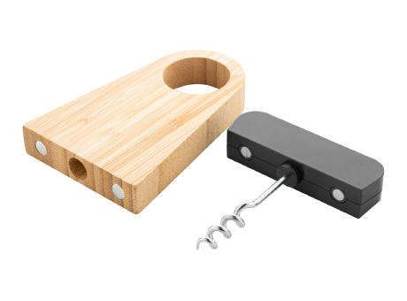 Flaschenhalter mit Korkenzieher Kyoho Werbeartikel