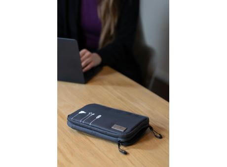 Product image TROIKA Kabeltasche BLUE CYCLE TECH POUCH 2 bedrucken