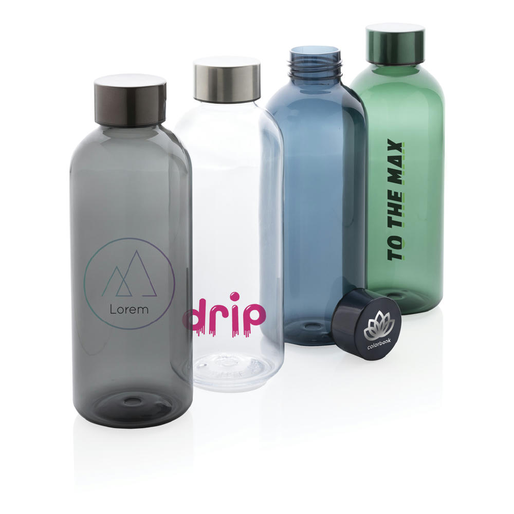 Auslaufsichere Trinkflasche mit Metalldeckel Werbeartikel