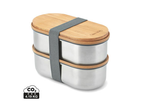 Black+Blum Stainless Steel Double Bento Box Werbeartikel