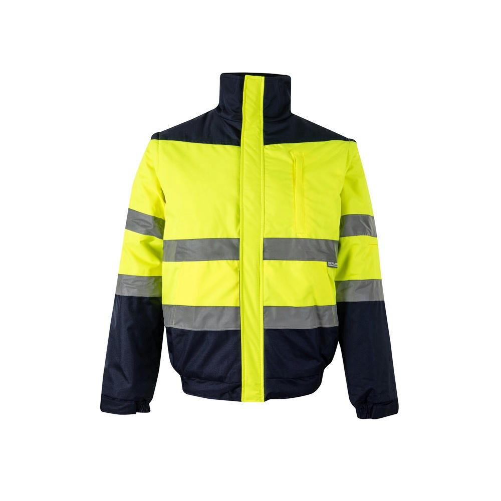 VL JUPITER. Zweifarbige Steppjacke (180g/m²) aus Polyester (100%) mit PU-Beschichtung Werbeartikel