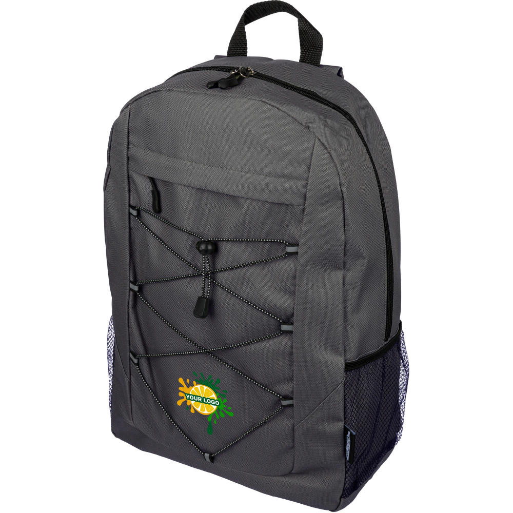 rPET-Polyester (600D) Abenteuerrucksack Jari Werbeartikel
