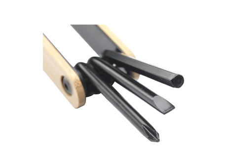 Bamboo Black Tool Werkzeugset Werbeartikel