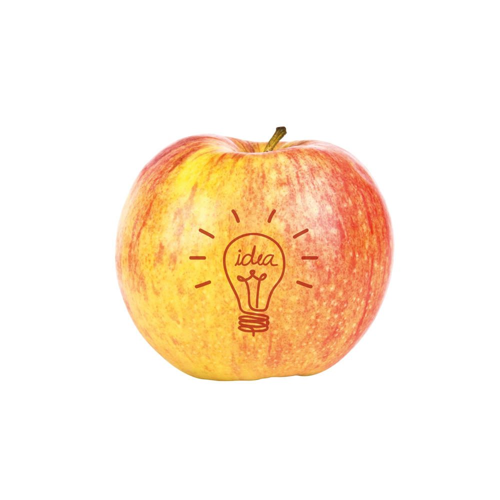 Product image LogoFrucht Apfel "Brainstorming" rot Werbeartikel