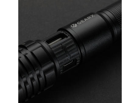Gear X wiederaufladbare USB Taschenlampe Werbeartikel