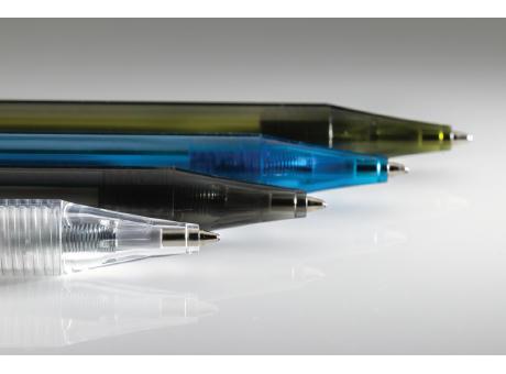 GRS rPET X8 transparenter Stift Werbeartikel