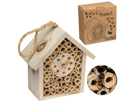 Insektenhotel aus Holz Werbeartikel