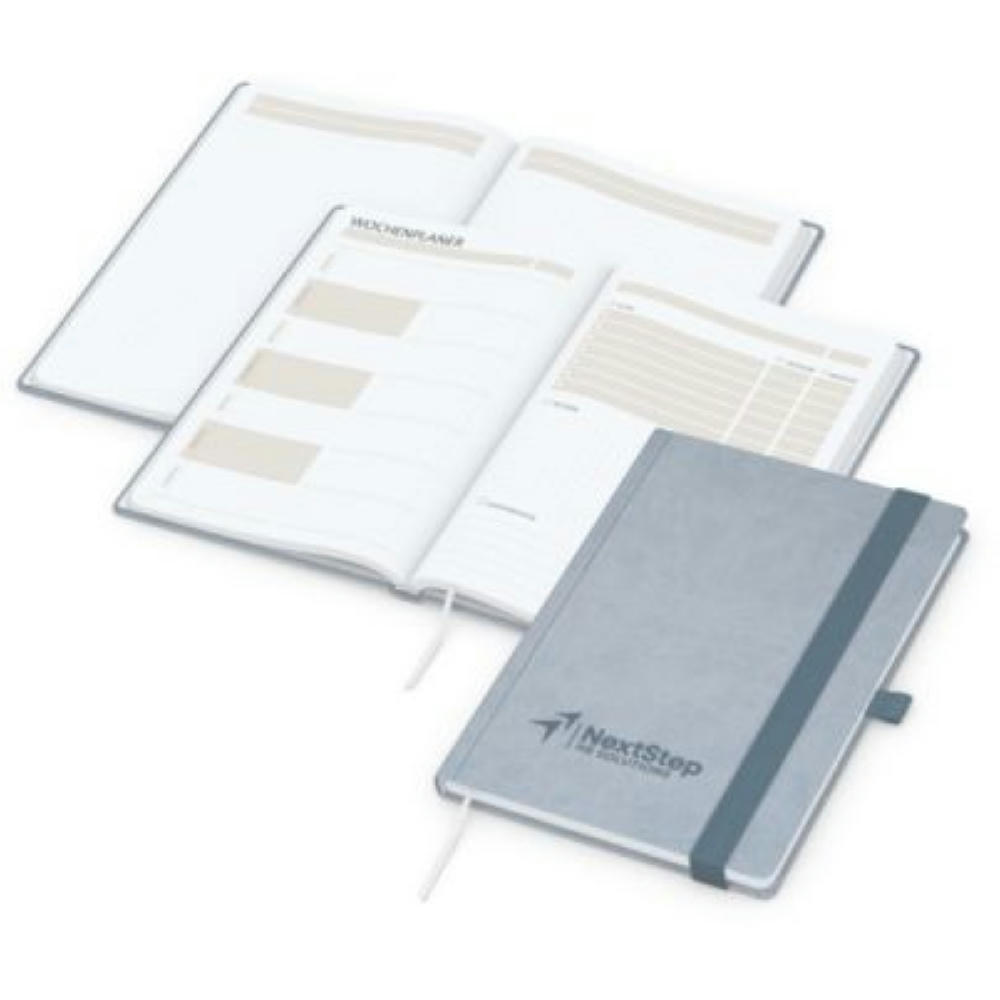 Notizbuch Hardcover orgaLine Mainbook Wochenplaner To-dos Prioritäten Ideen Werbeartikel