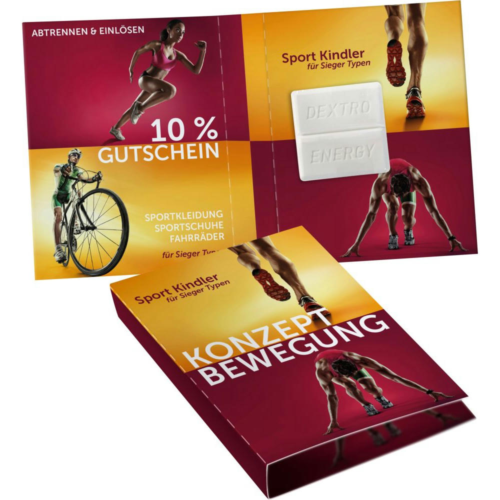 Product image Süßes Briefchen mit DEXTRO ENERGY* Werbeartikel