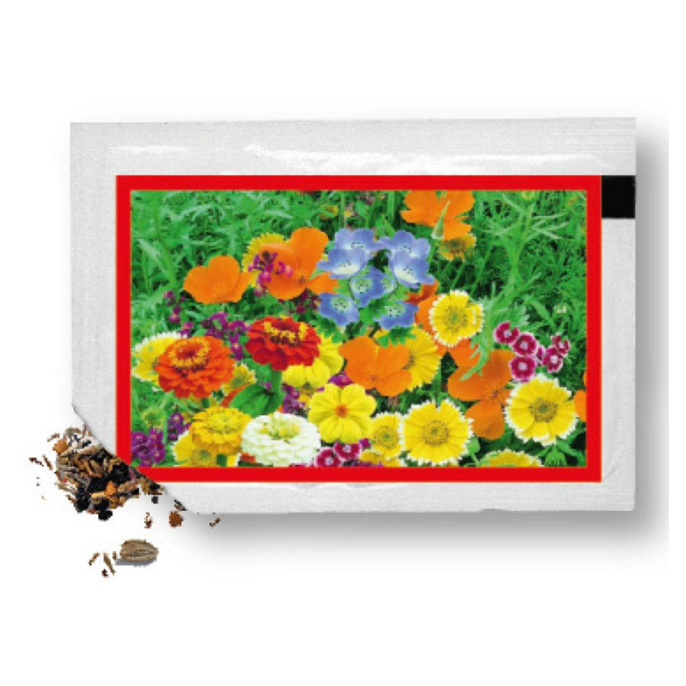 Product image Samentütchen bunte Blumenmischung 80 x 55 mm Werbeartikel