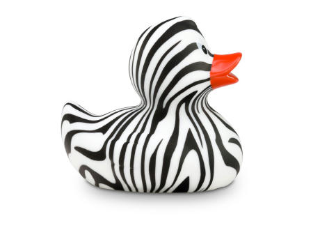 Werbeente Zoe Zebra, ca. 8 cm Werbeartikel
