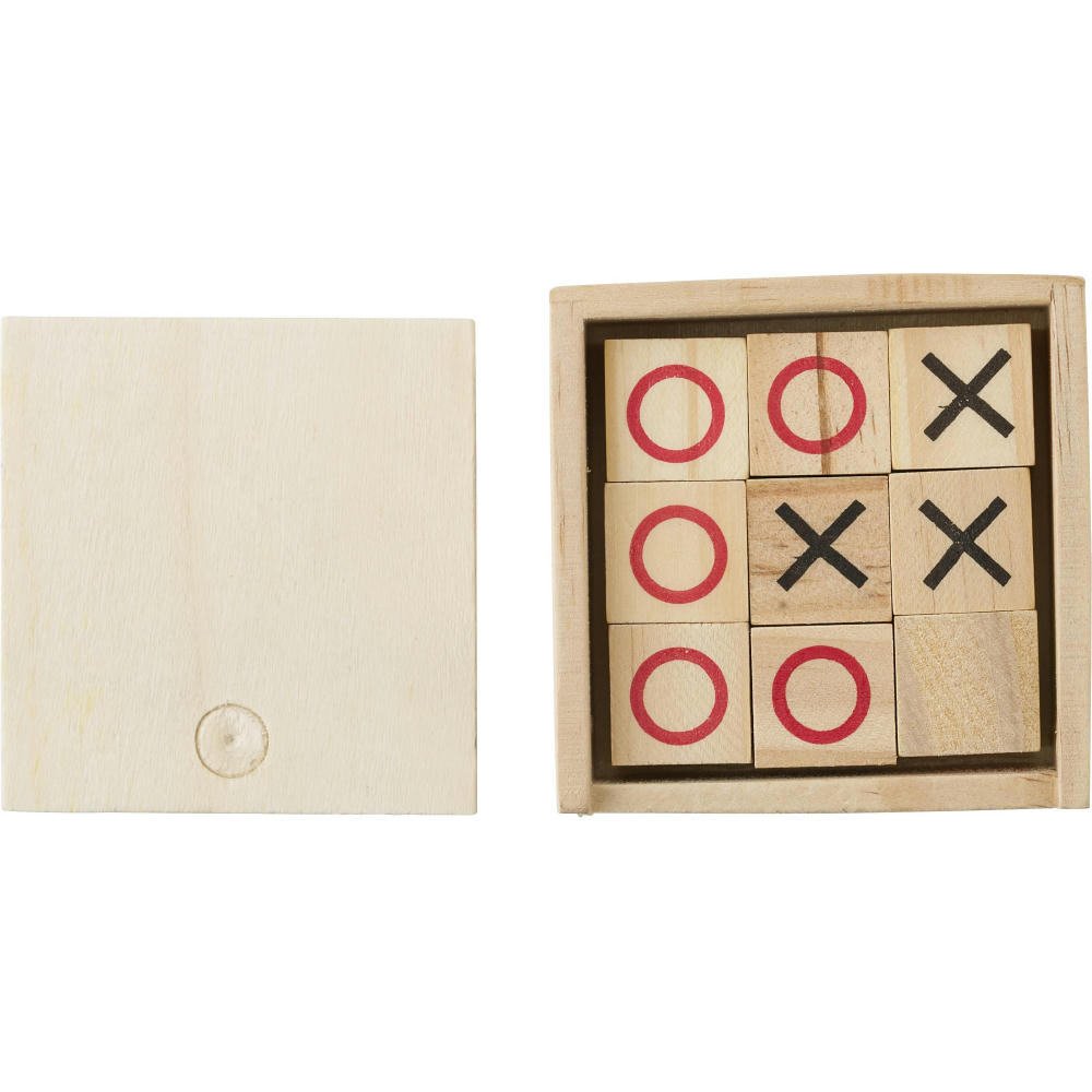 Product image Hölzernes Tic Tac Toe-Spiel Alessio Werbeartikel