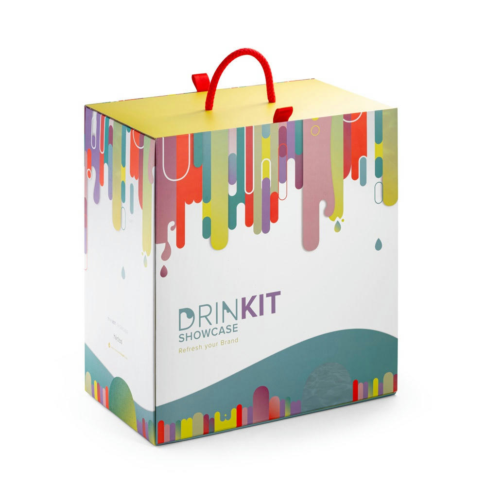 Product image DRINKIT SHOWCASE. Muster-Set bedruckte Drinkware Werbeartikel