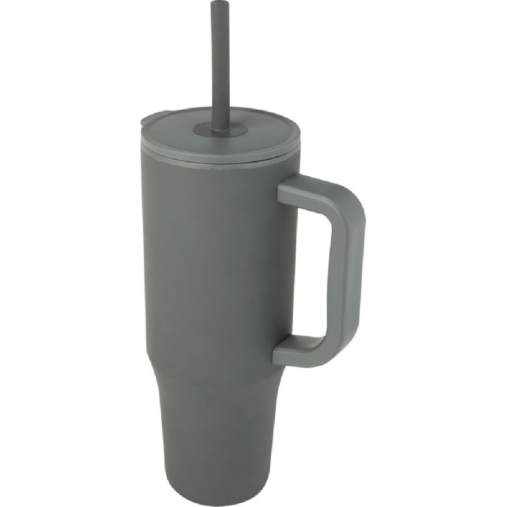 Brady 900 ml RCS-zertifizierter Isolierbecher mit Silikon Trinkhalm Werbeartikel