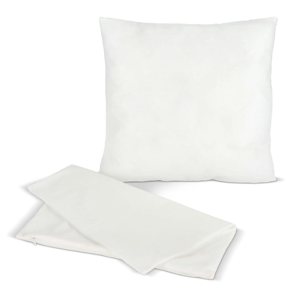 Kissenbezug aus Plüsch & Kissen 40x40 cm Sublimation Werbeartikel